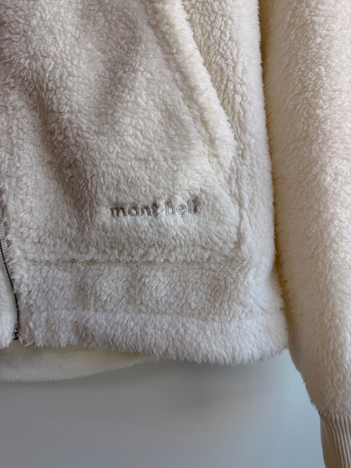 몽벨  90 (s) 후리스 풀집업 아이보리 상품이미지4