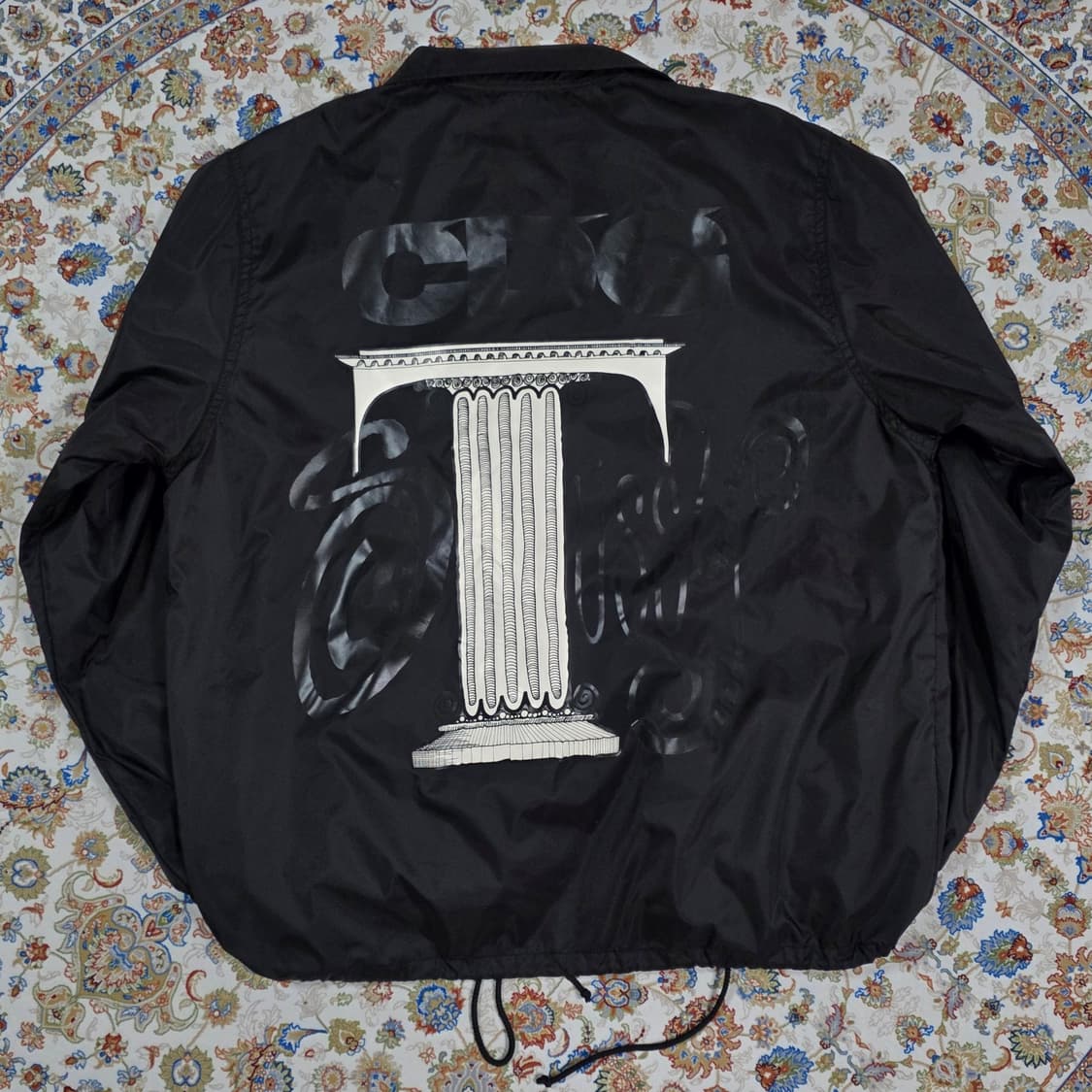 CDG x 스투시 꼼데가르송 코치 자켓 블랙 L 상품이미지2