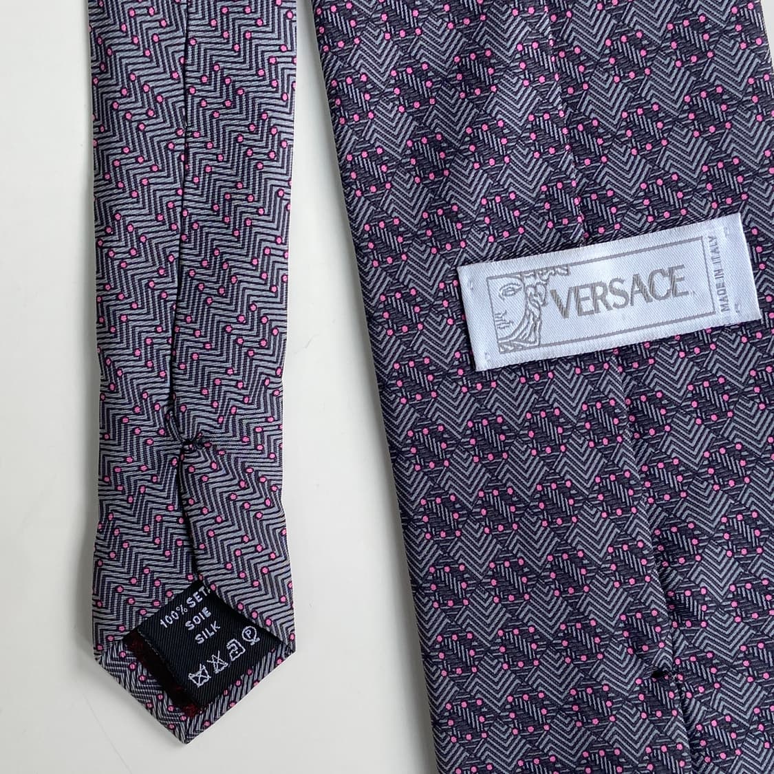 Versace 베르사체 정품 명품 넥타이 상품이미지7