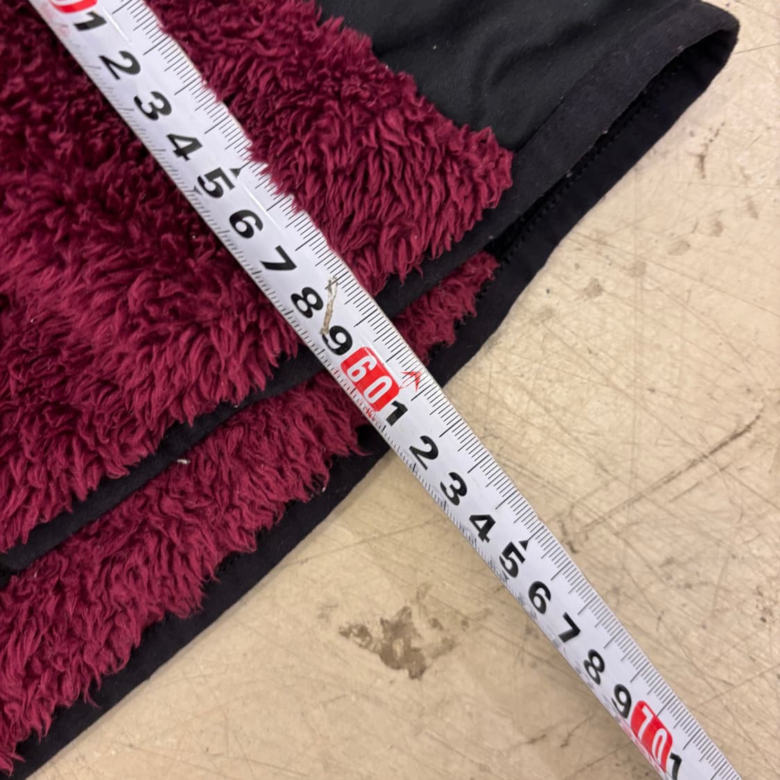 컬럼비아 버건디 플리스 집업 상품이미지4