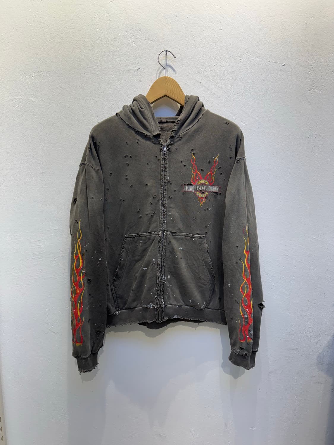 빈티지 후드집업 상품이미지1