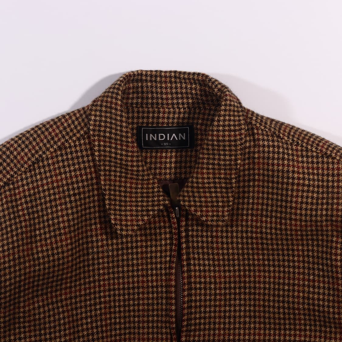 INDIAN 체크 울자켓 B196 상품이미지2