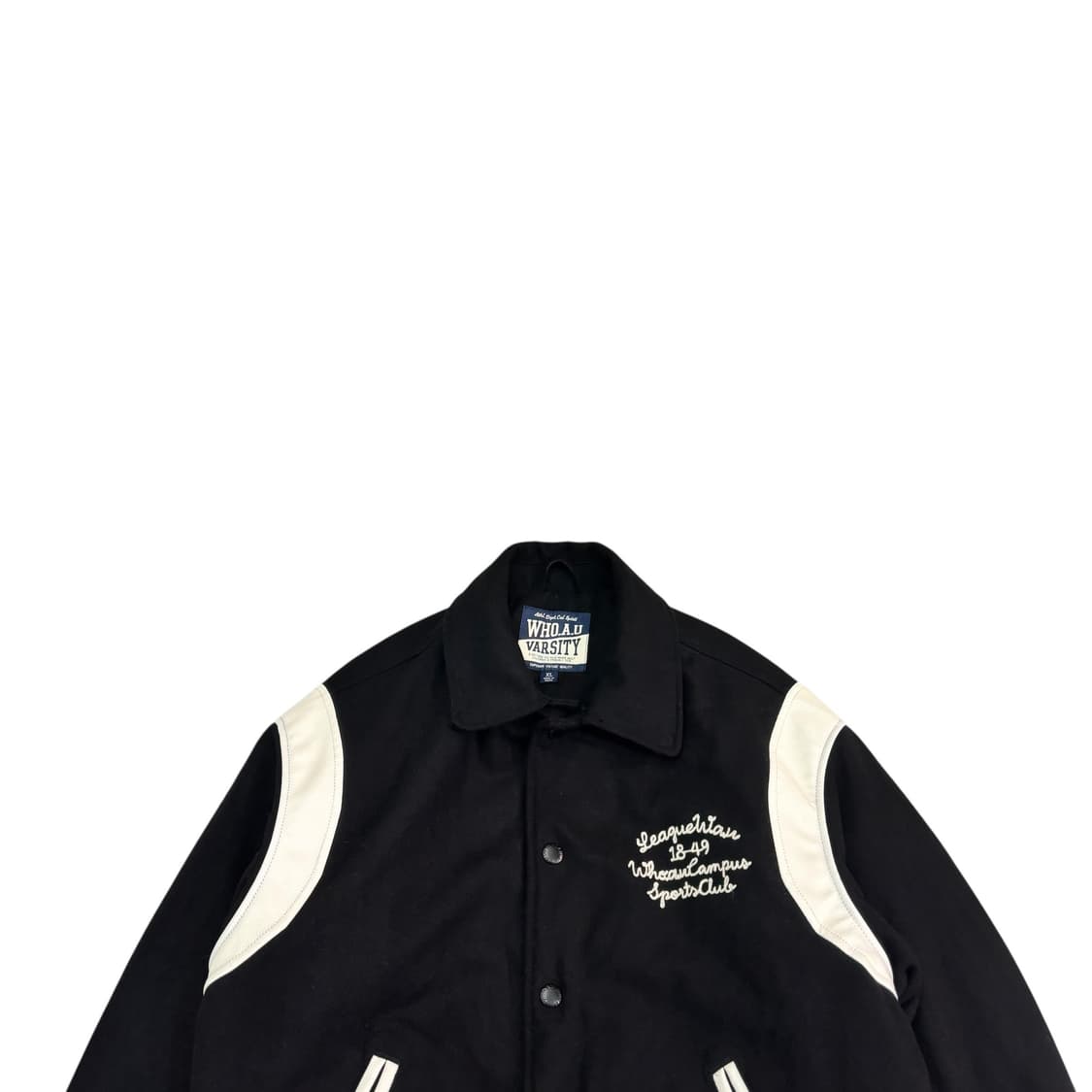 후아유 바시티 자켓 상품이미지2