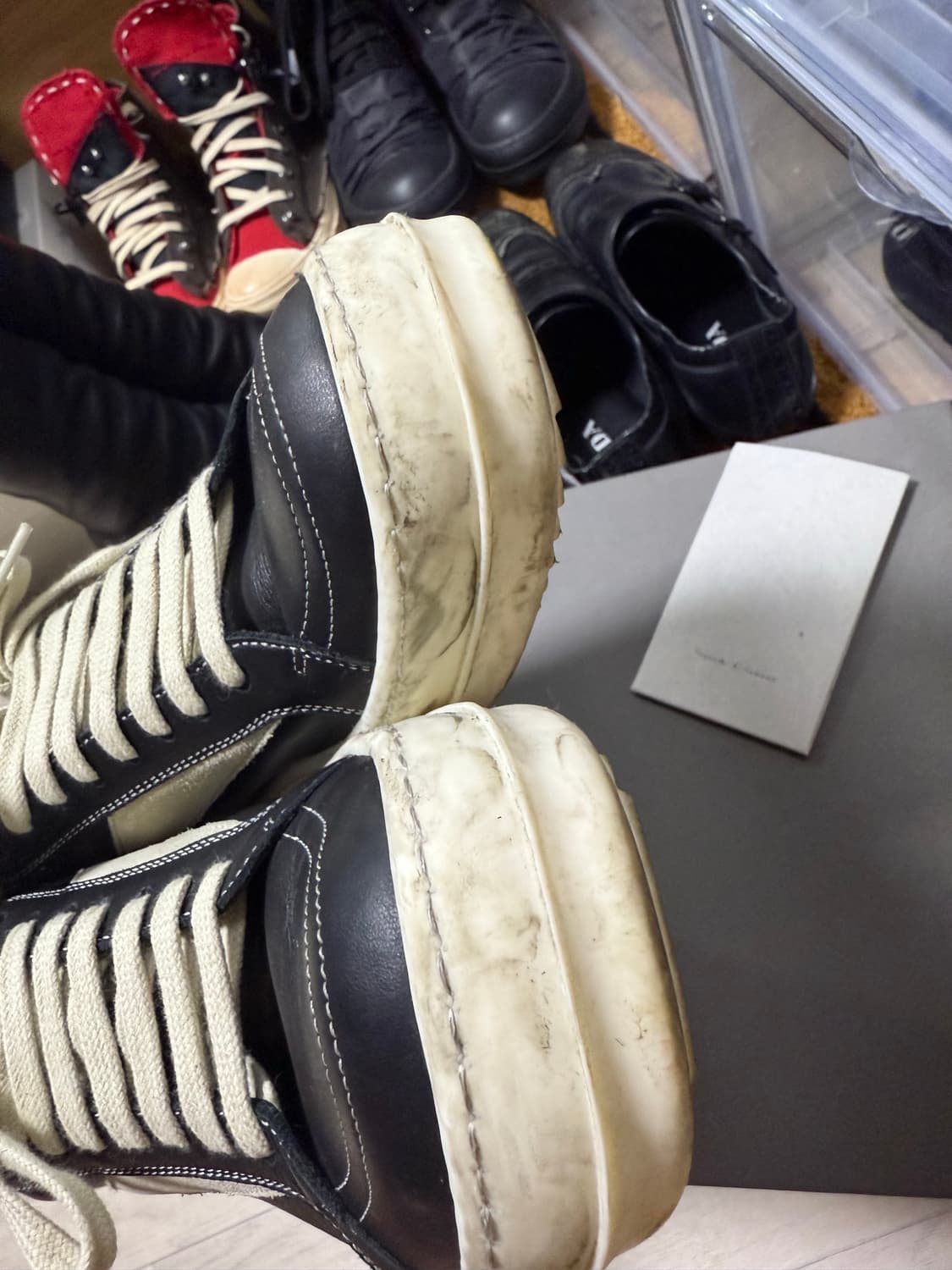 릭오웬스 반스 레더 41 상품이미지4