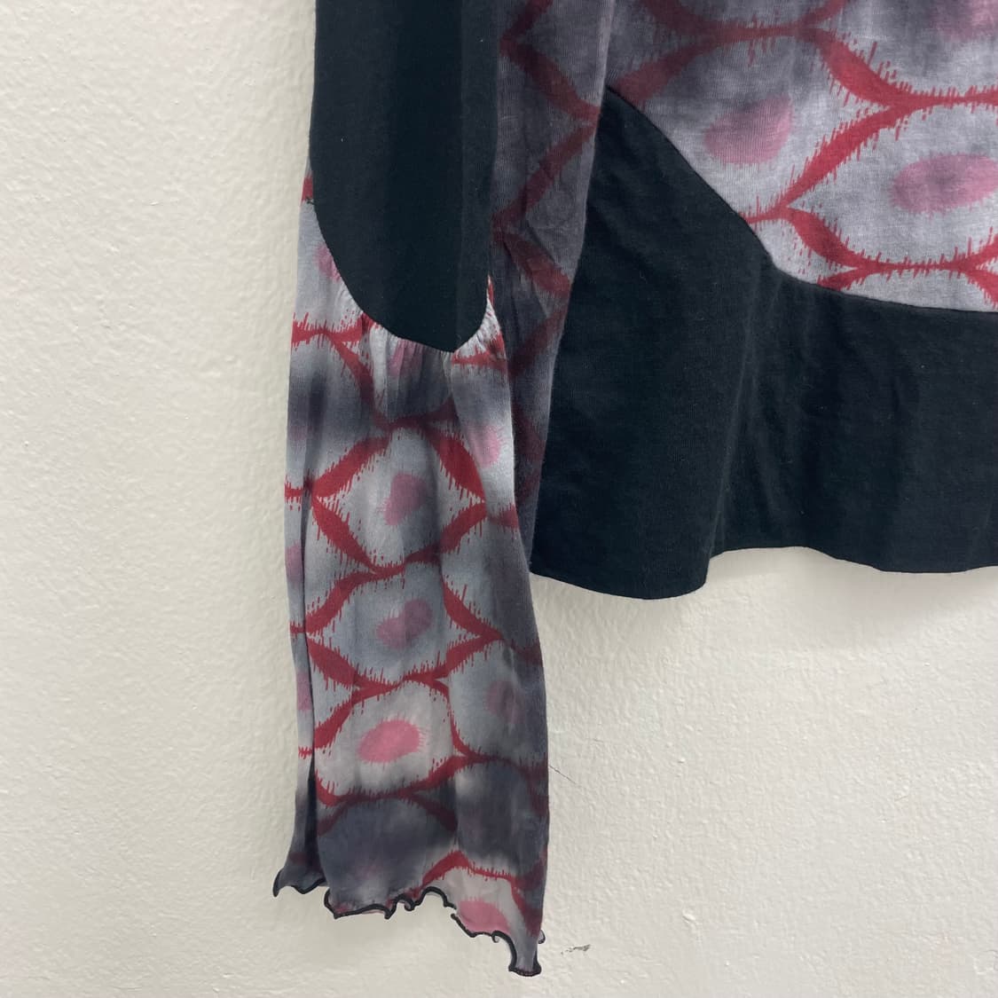 Tie-dye circle wrap top 상품이미지4