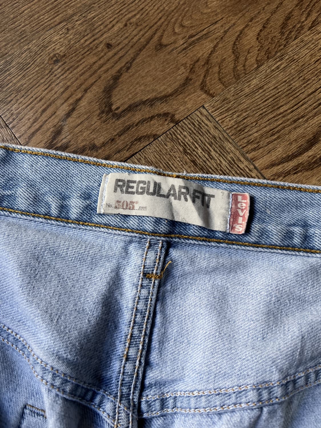 [38]리바이스 505 라이트블루 데님 팬츠 상품이미지4