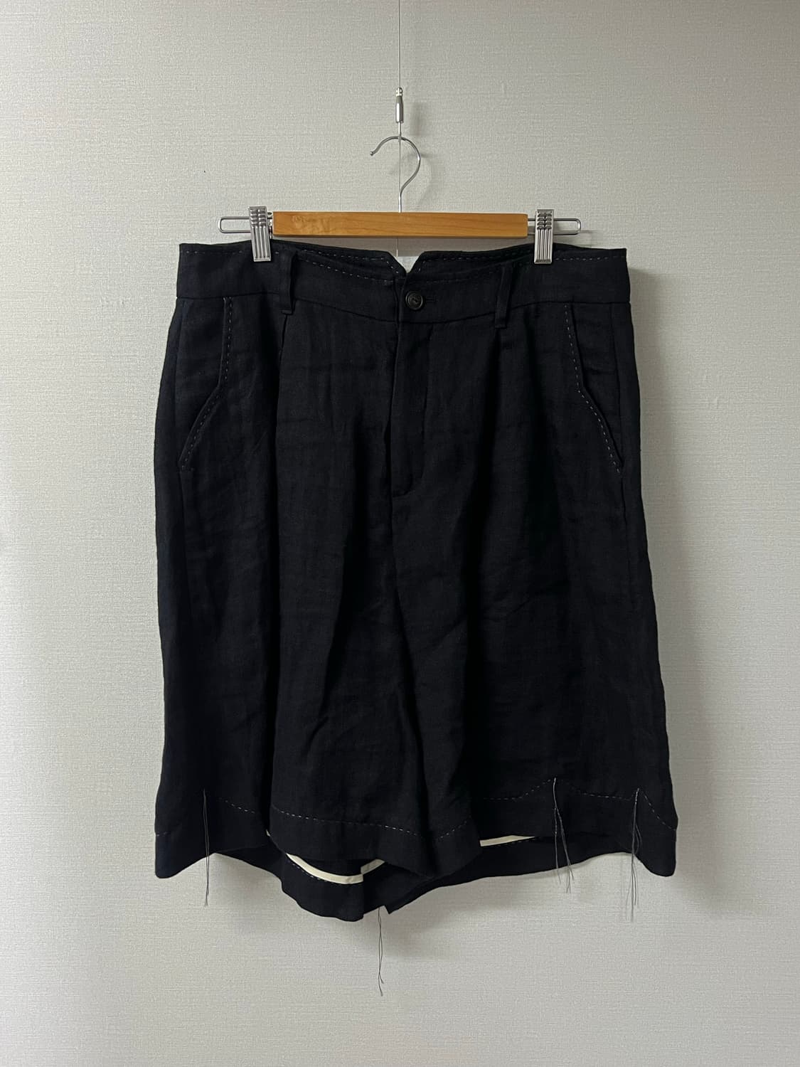 Professor.e 25ss pleated linnen shorzs 상품이미지1