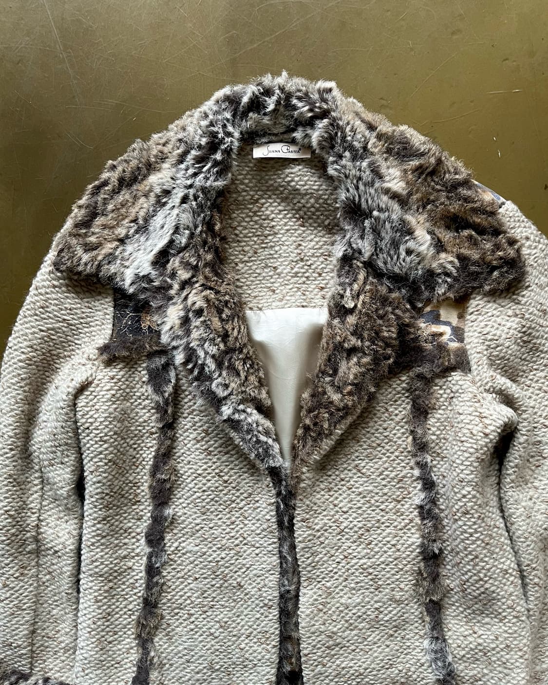 90-00s SUANA PASITEA Oriental Fur Jacket 상품이미지5