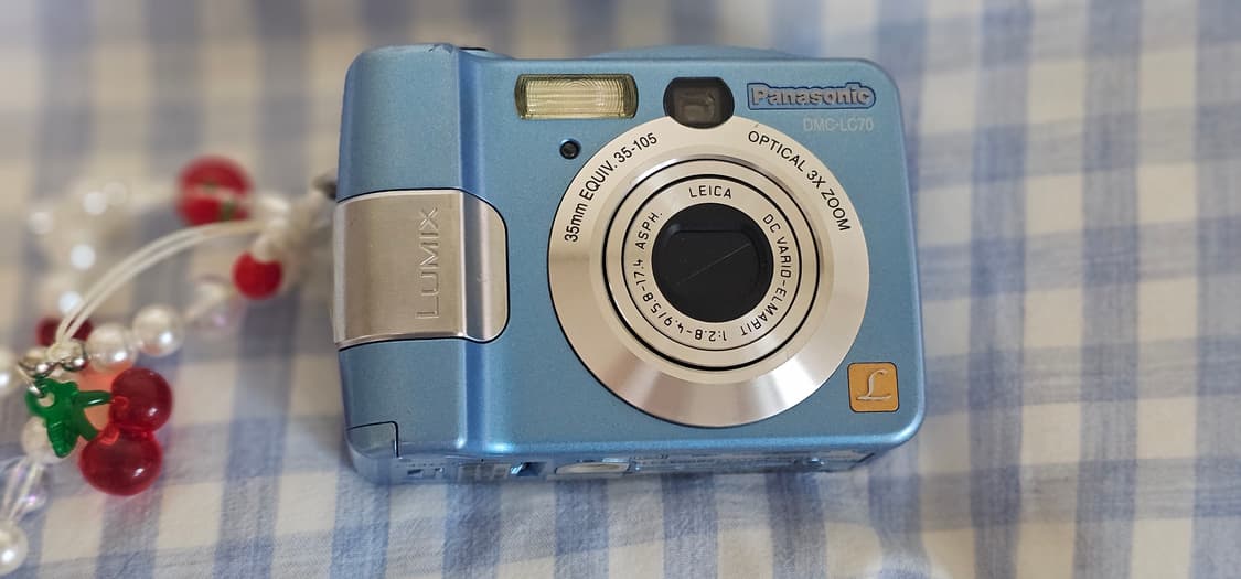 Panasonic Lumix DMC-LC70 하늘색 팝니다! (작례 O) 상품이미지1