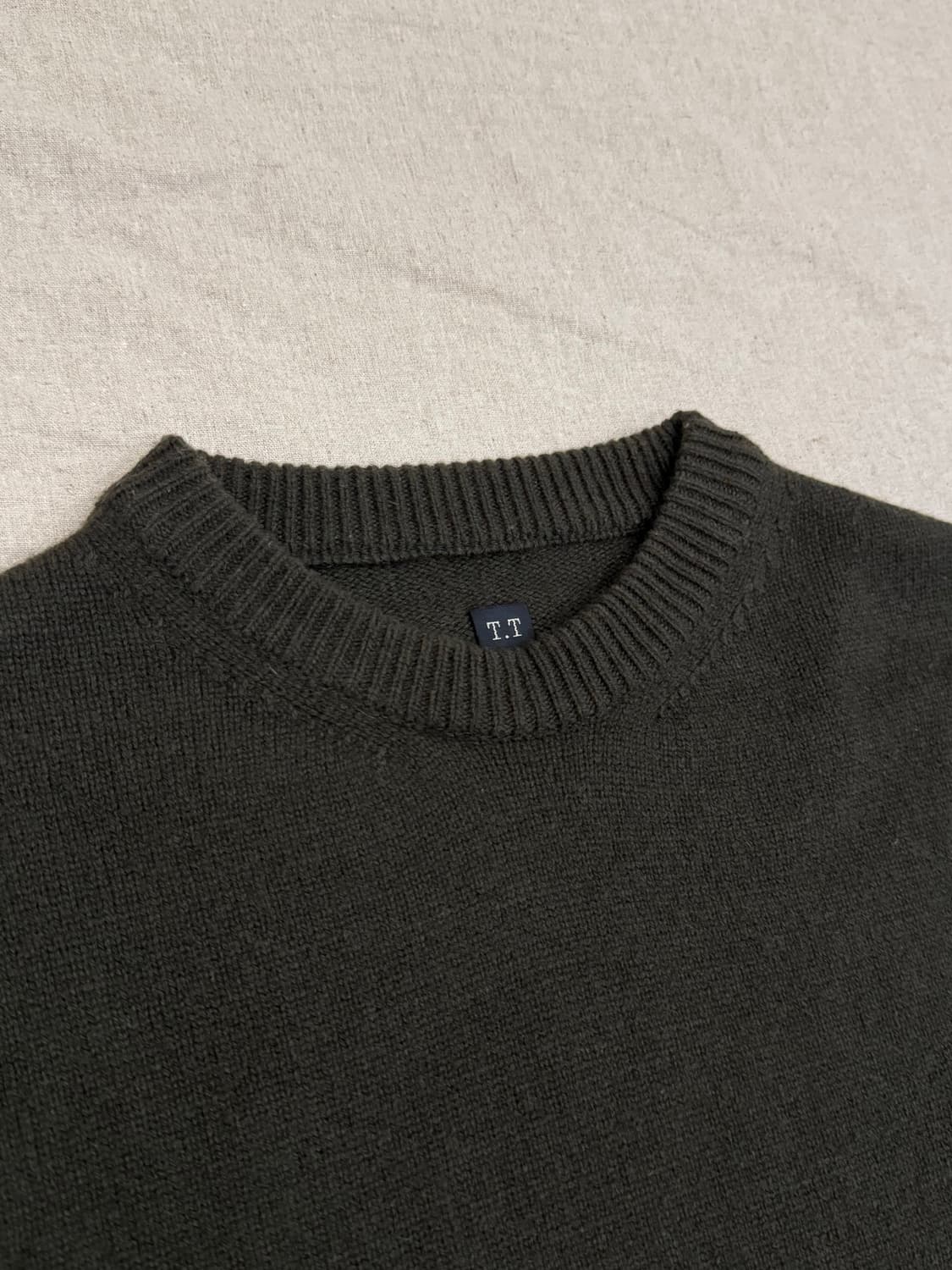 타이가 타카하시 Lot.507 카키 니트 스웨터 상품이미지4