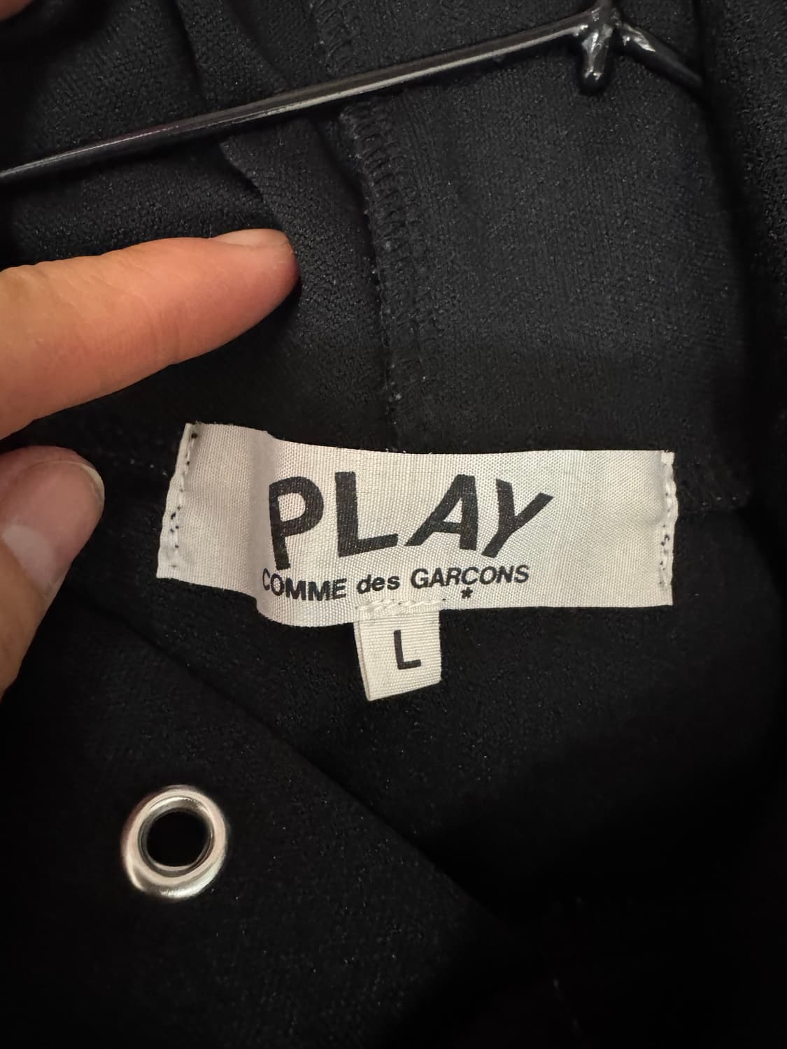 꼼데가르송 플레이 하트 로고 후드 상품이미지4