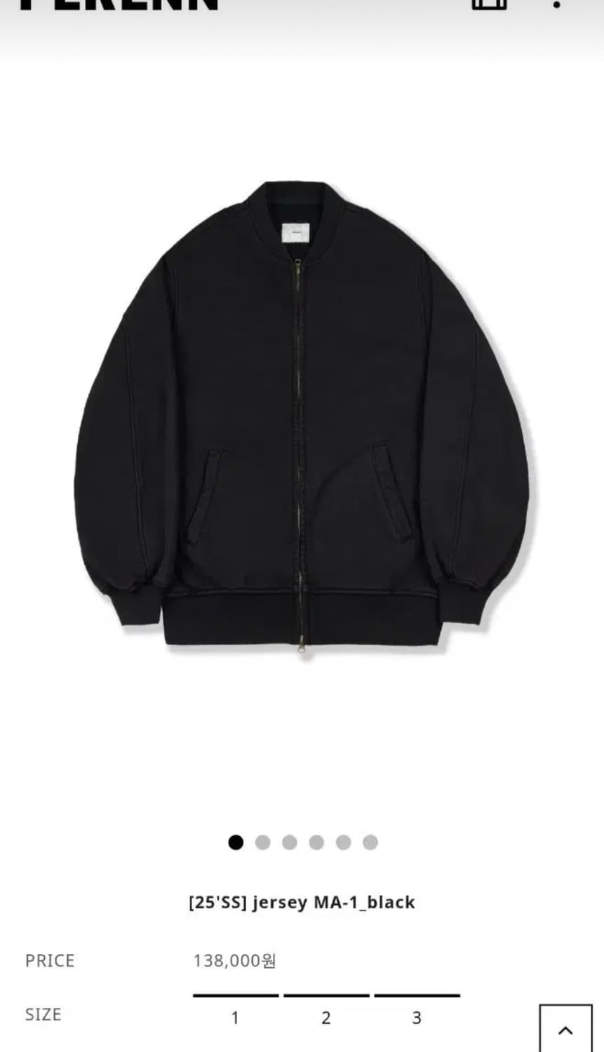 퍼렌 25ss jersey ma-1 상품이미지1