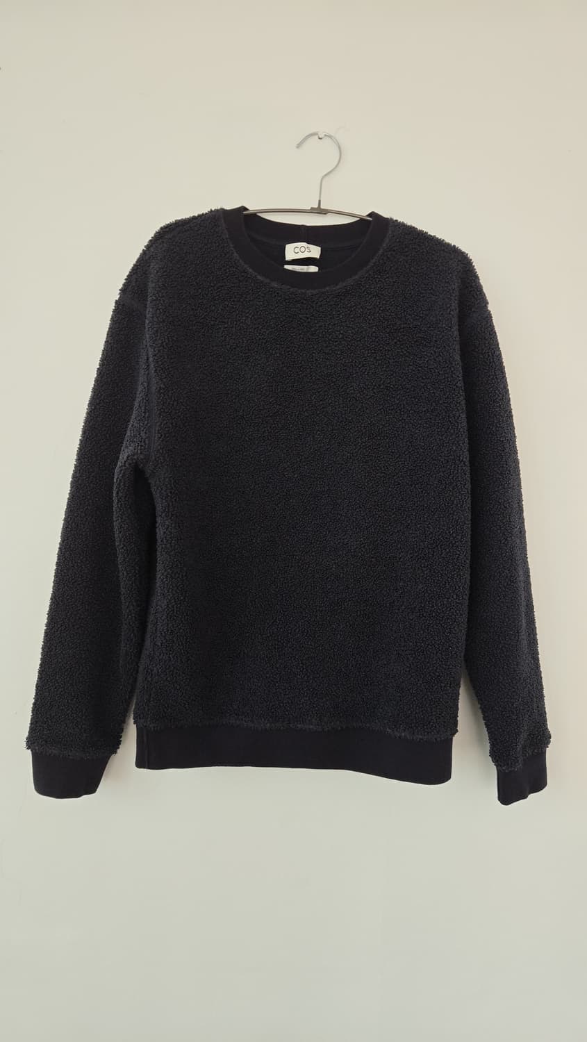 Cos 플리스 부클 맨투맼 상품이미지1