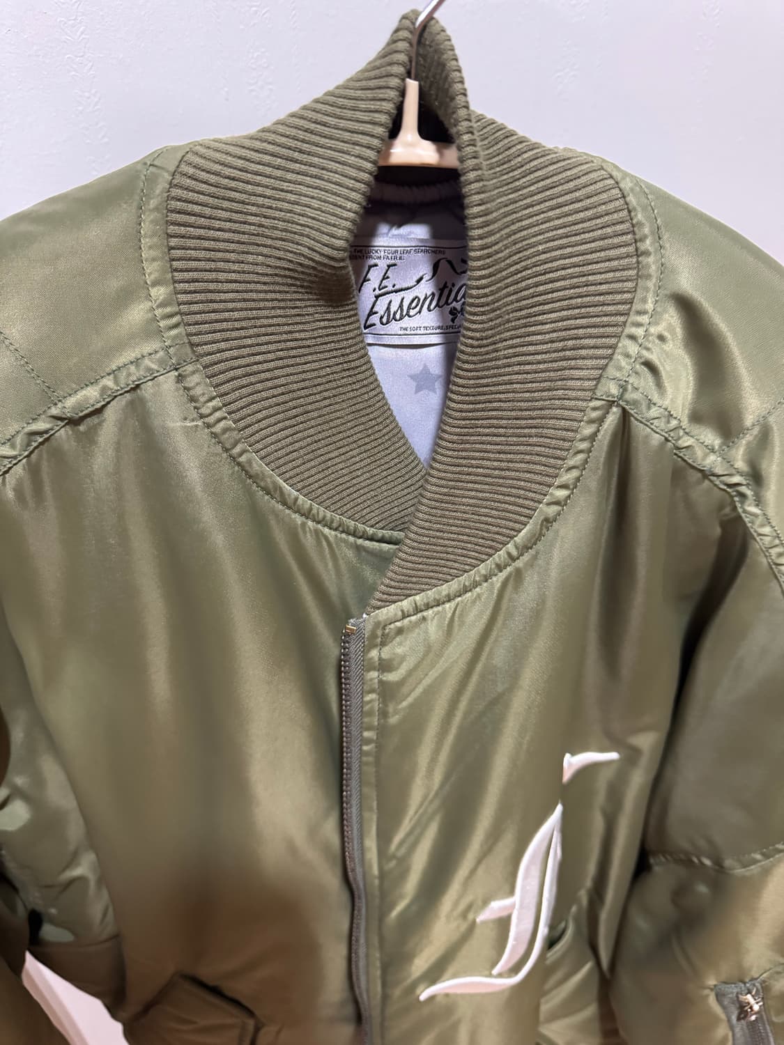 샵페어리 봄버자켓 카키 상품이미지2