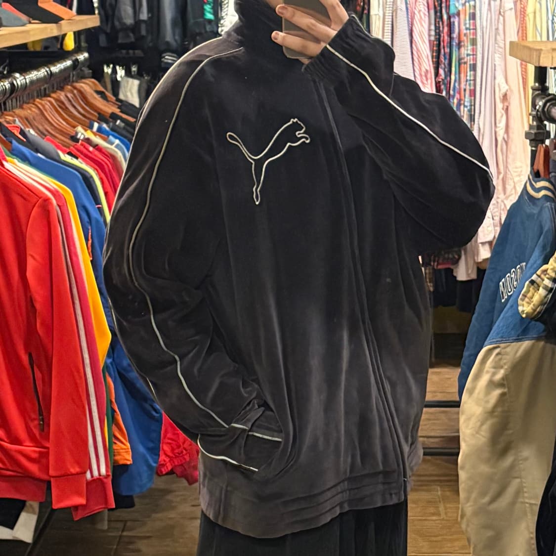 [HI] 푸마 벨벳져지 퍼플 상품이미지5