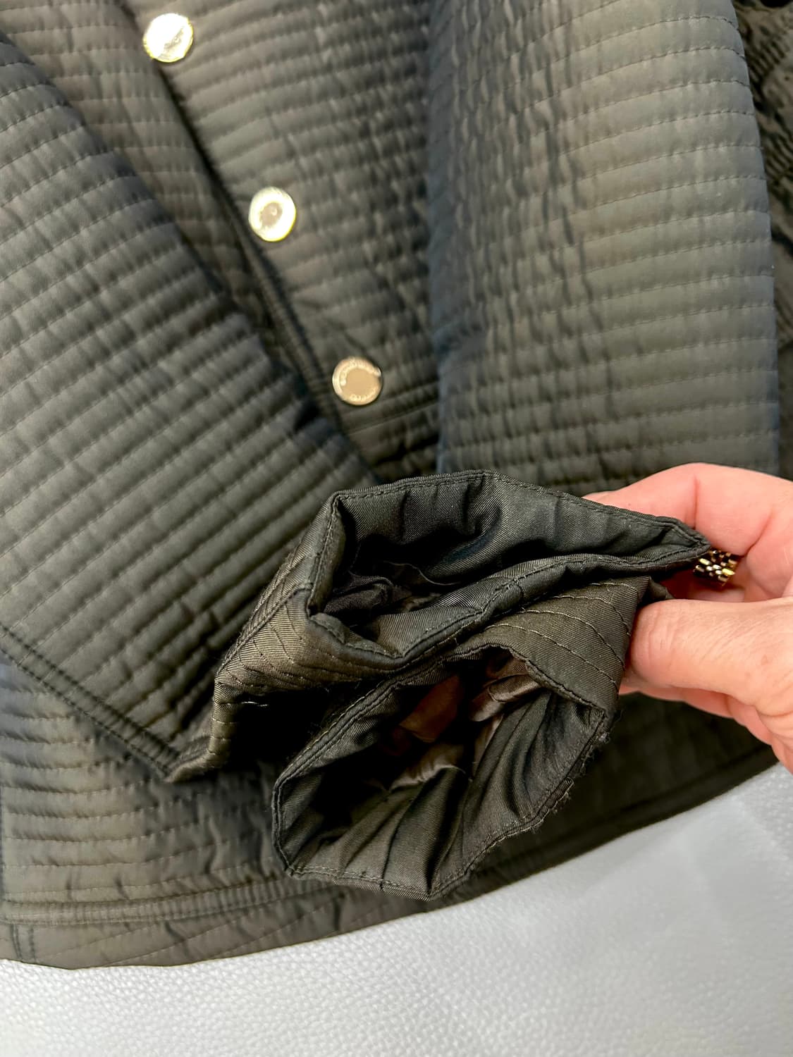 버버리 퀼팅 더블버튼 자켓(M/55) 상품이미지8