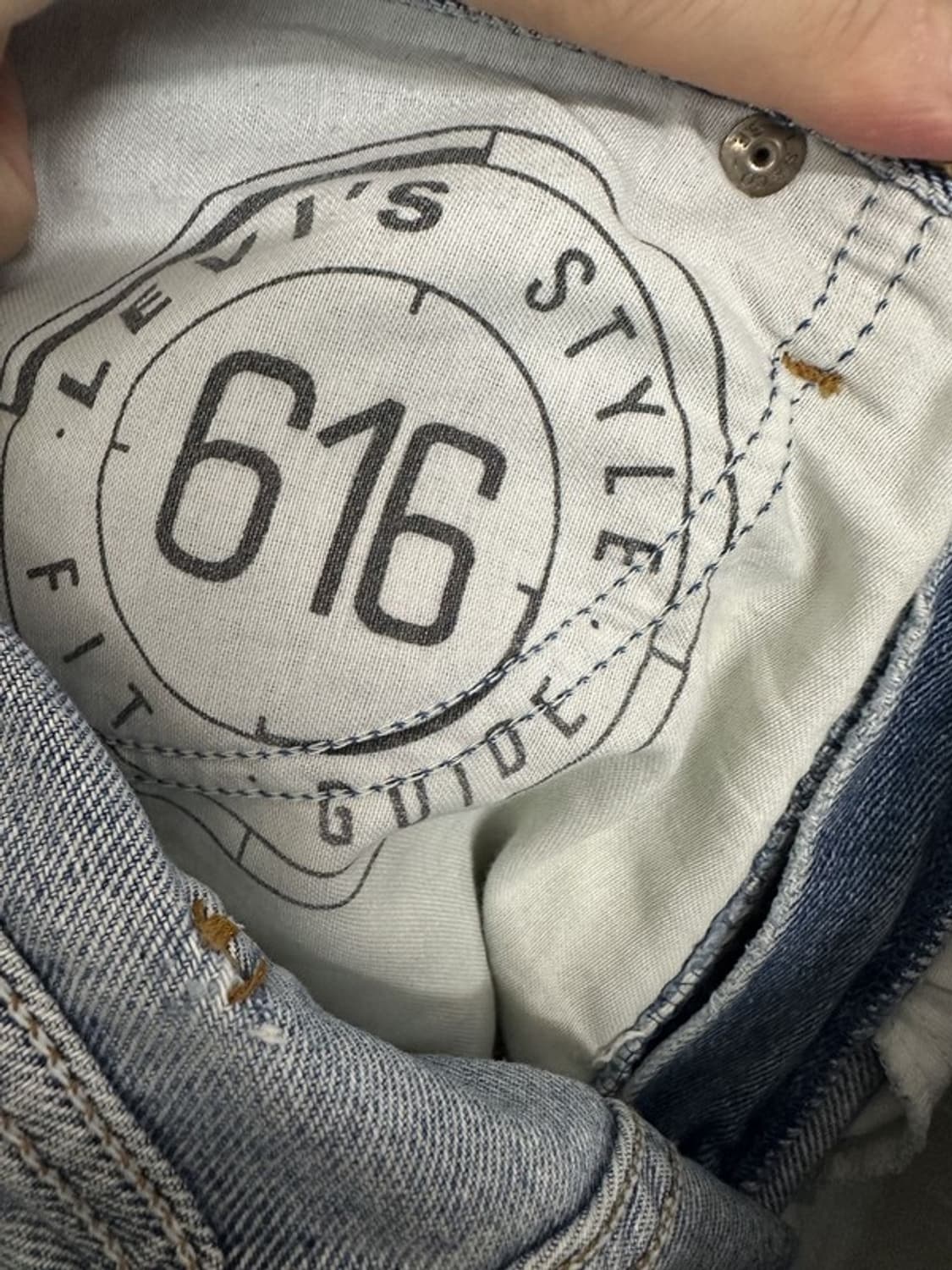 [32인치] LEVI'S 리바이스616 90s USA 오렌지탭 빈티지 상품이미지8