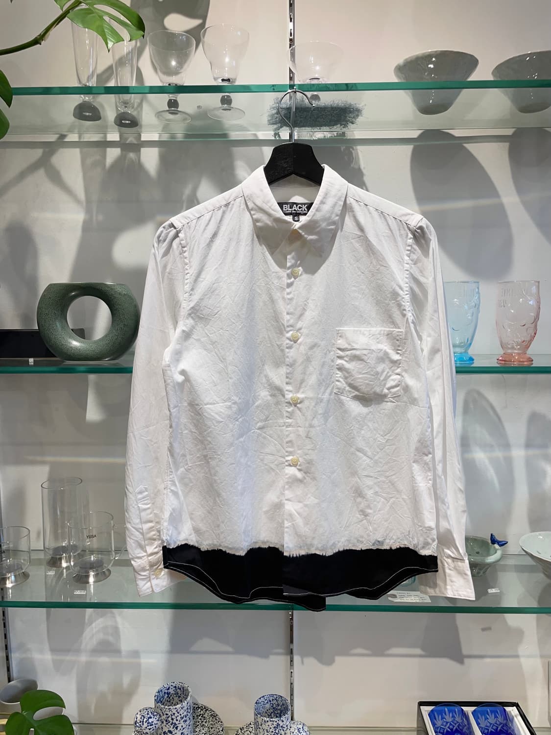 꼼데가르송 블랙 gradation shirt 상품이미지1