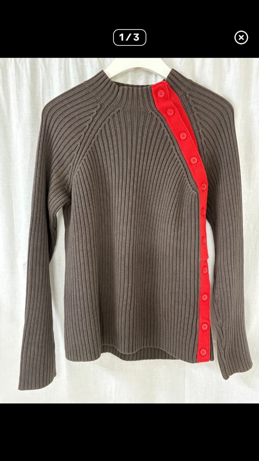 Armani exchange 00’s button knit 상품이미지1