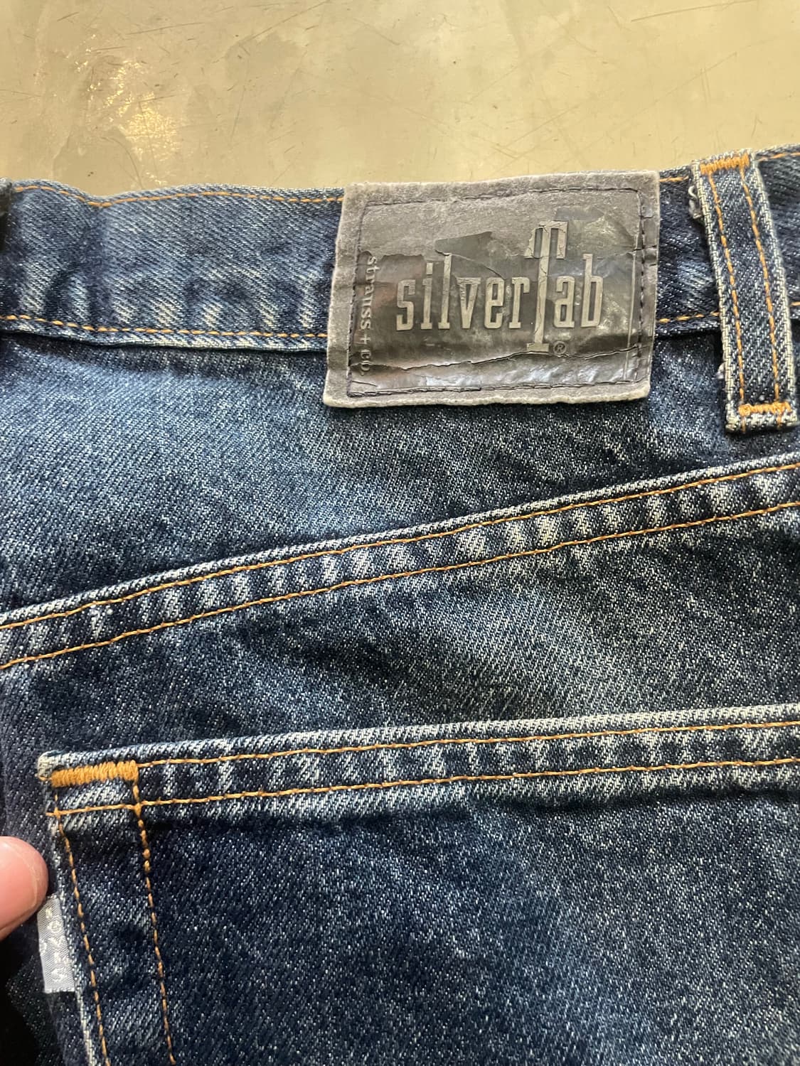 90’s 리바이스 실버탭 MADE IN USA Loose Wide Leg 상품이미지6