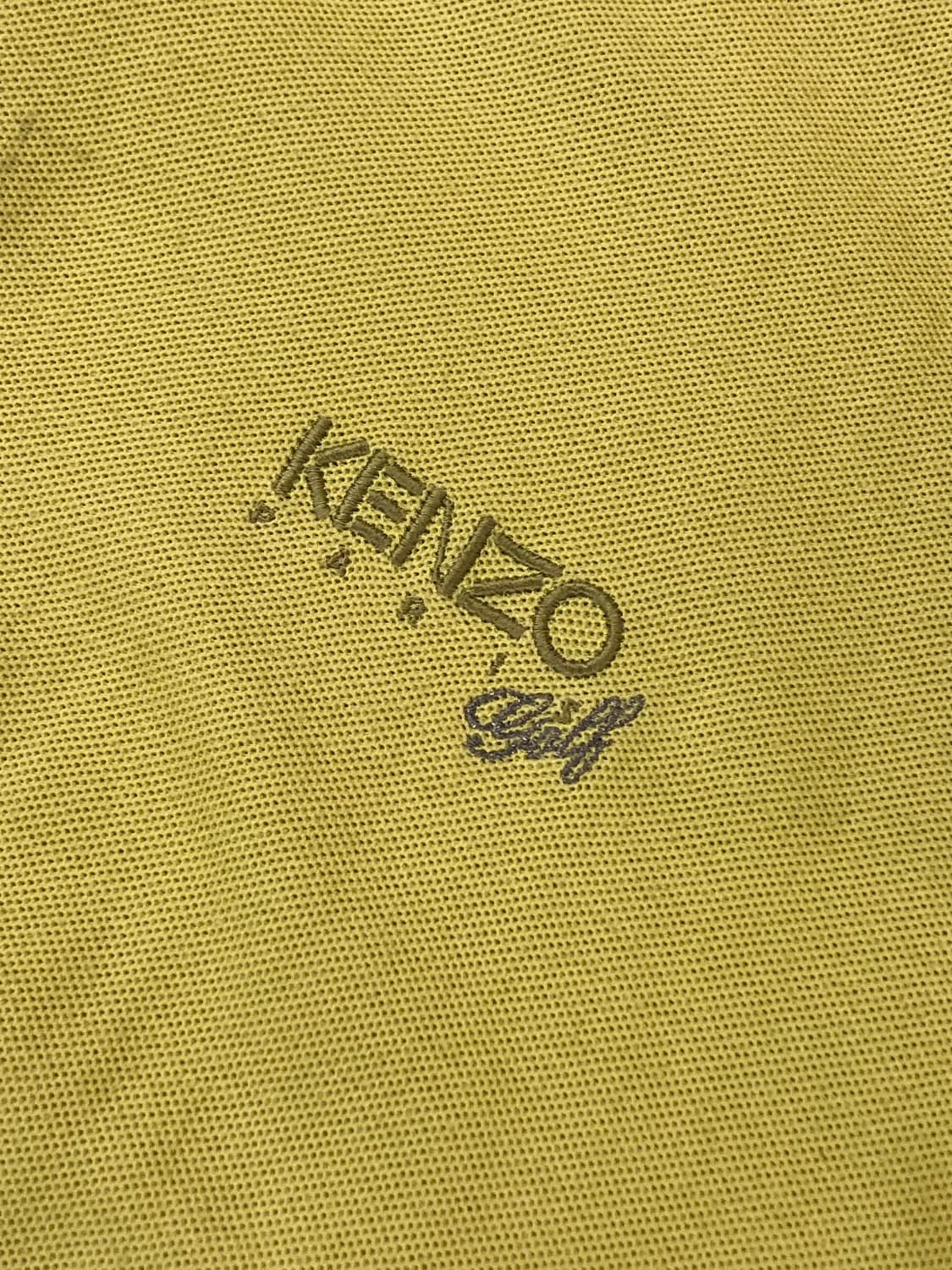 겐조 카라 반팔 티셔츠 옐로우 #csz4023  상품이미지4