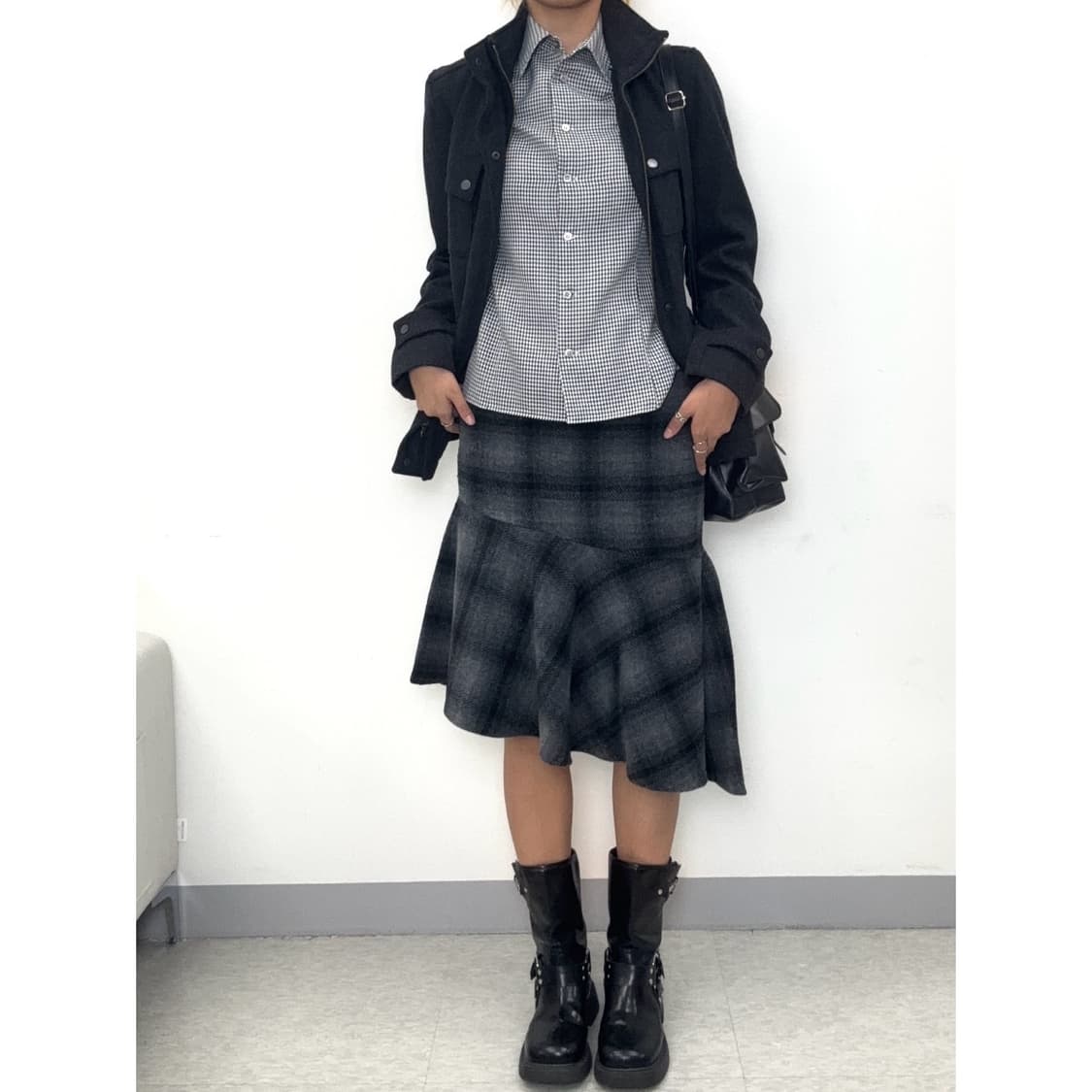 빈티지 하운드체크 셔츠 상품이미지4