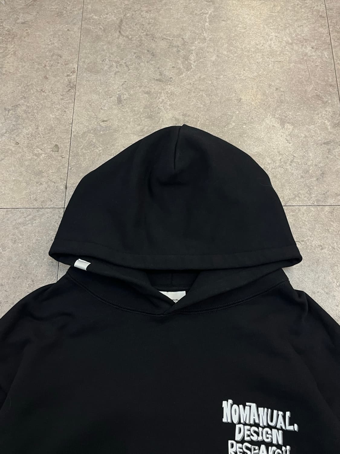 노매뉴얼 후드티 블랙 100(L) #csz2250 상품이미지6