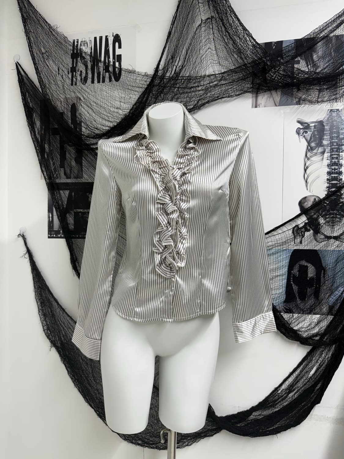 Geekchic mood stripe shirts 상품이미지1