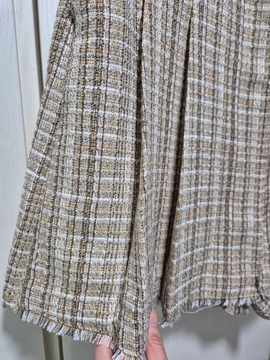 마리끌레르 트위드 반팔 자켓 셋업 상품이미지8