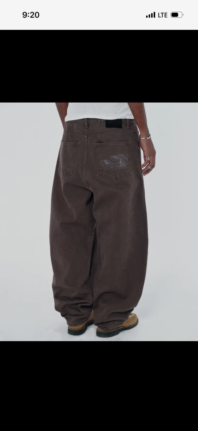 스웨이드 CONTOUR POCKET DENIM [BROWN] S 상품이미지1