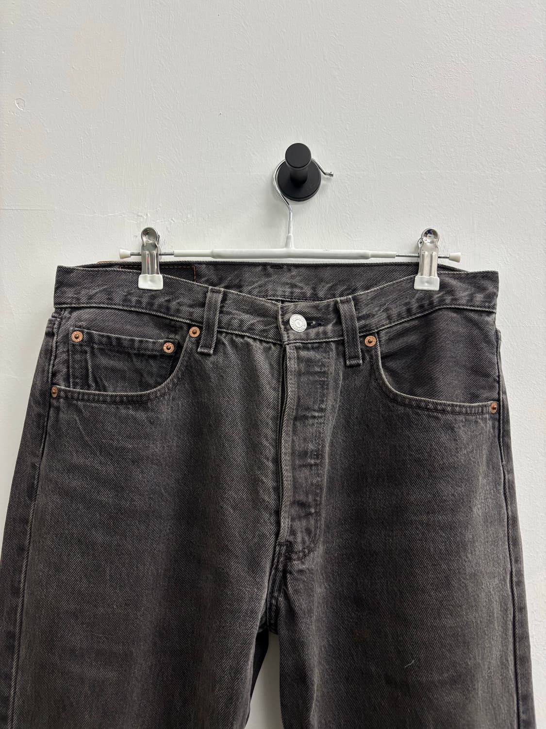 88s 리바이스(Levi's) 빈티지 501 블랙 데님 팬츠 상품이미지2