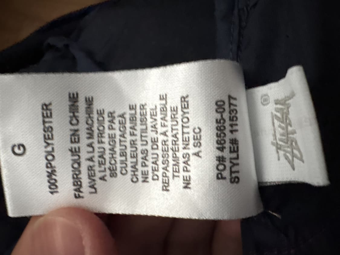 (L) stussy lewis 트랙 자켓 네이비/버건디 상품이미지4