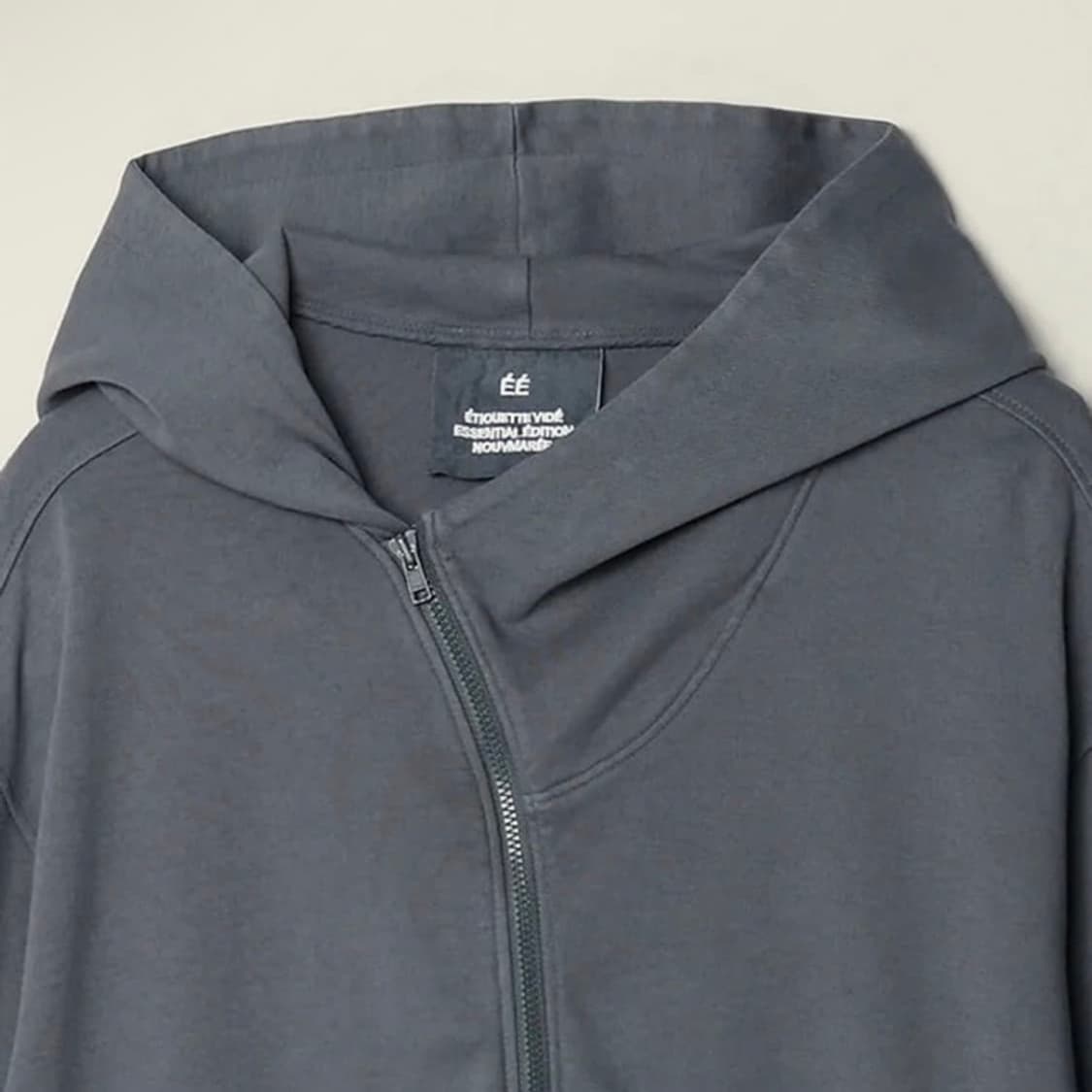 EE CURVED HOODED SWEAT ZIP JACKET 상품이미지3