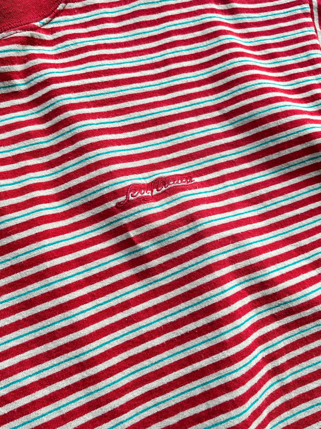 90s USA Made Levi's Multi Border Tee 상품이미지5