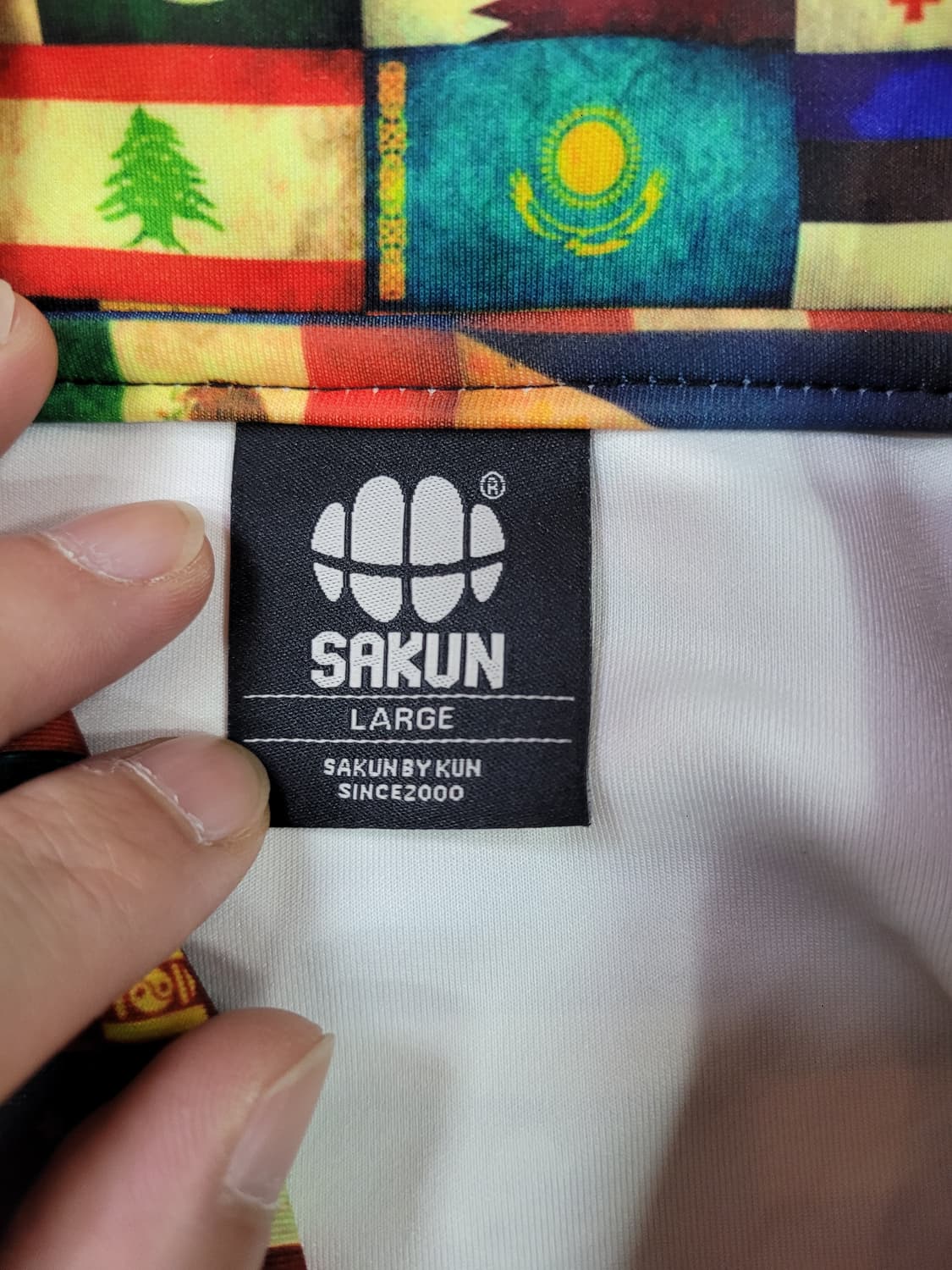 SAKUN 사쿤 만국기 라이더 트랙탑 저지 상품이미지3