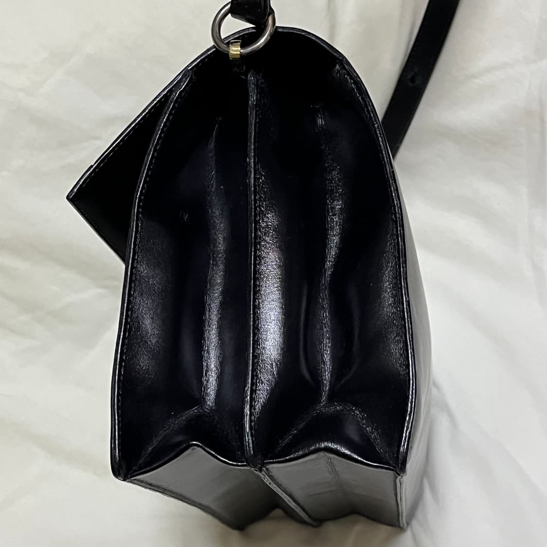 빈티지 ) dior 디올 레더 스퀘어백 상품이미지4