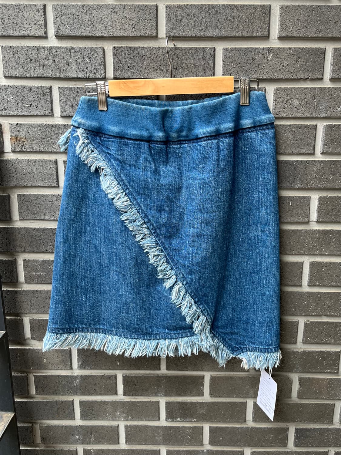 KAPITAL 캐피탈 언발 프린지 데님 스커트 상품이미지6