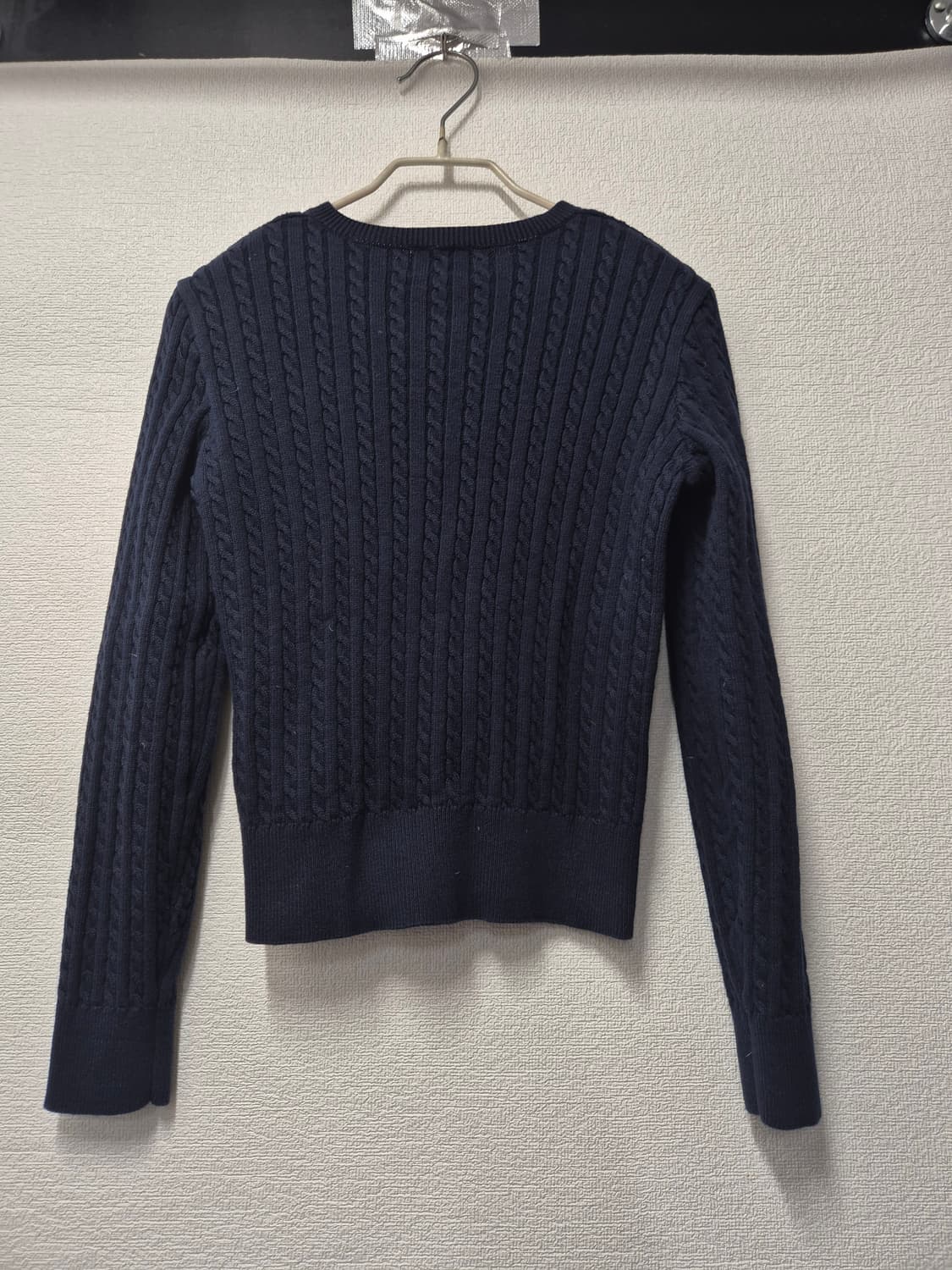 폴로 꽈배기 니트  네이비 가디건 / 55(정품) 상품이미지4