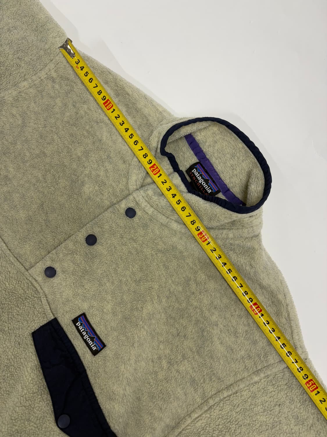 헤비모델)빈티지 파타고니아 신칠라 스냅티 오트밀 멘즈M 상품이미지8