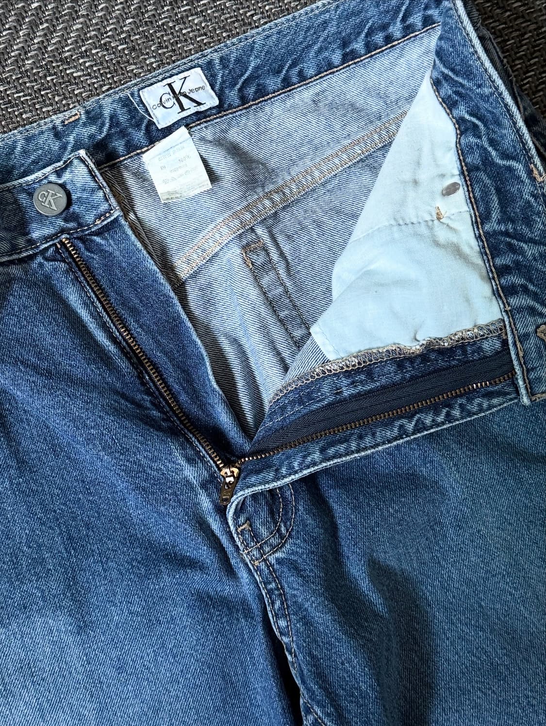 (34) 90s 캘빈클라인 중청 빈티지 데님팬츠 상품이미지3