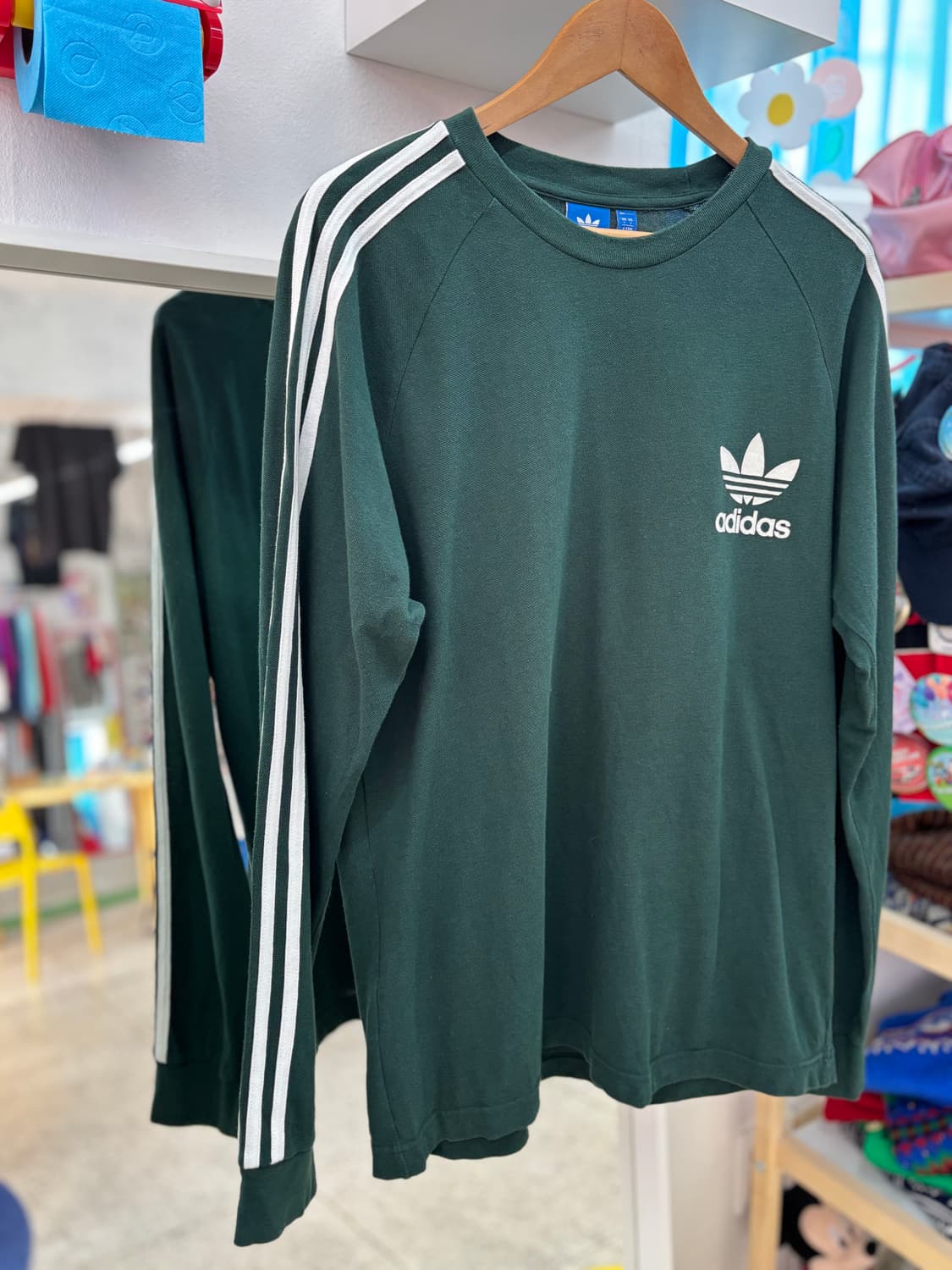 Vintage Adidas Deep Green Top 상품이미지3