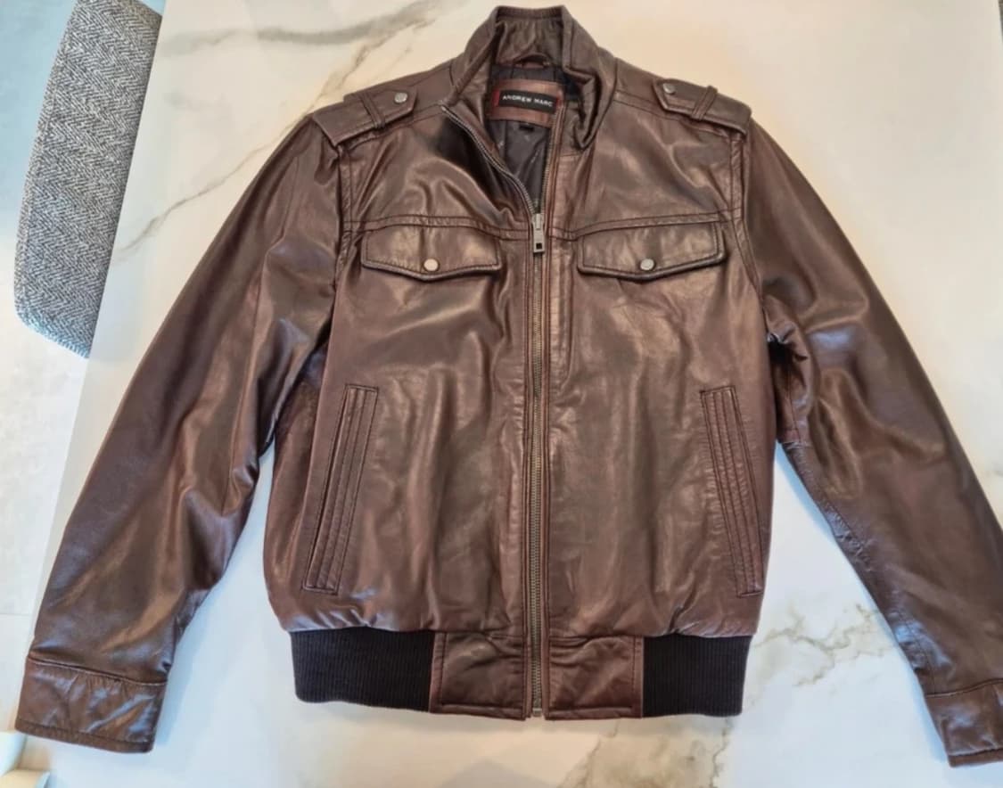 앤드류 마크 가죽 자켓 M,L  상품이미지1