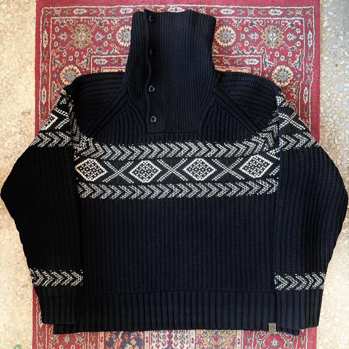 바나나 리퍼블릭 페어 아일 하이넥 니트 [ 105-110 ] 상품이미지1