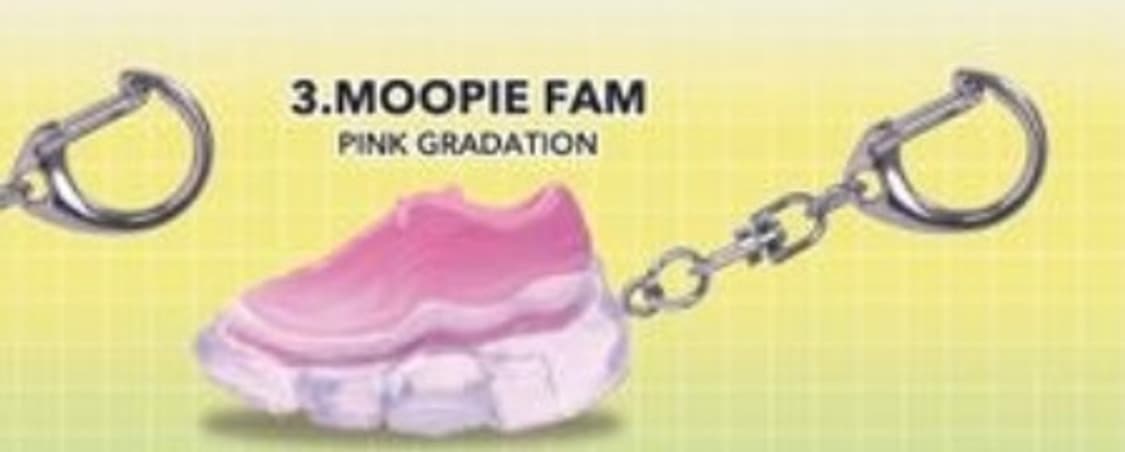 그라운즈 가챠 무피 팸 핑크 키링 캡슐토이 미니어쳐 상품이미지1