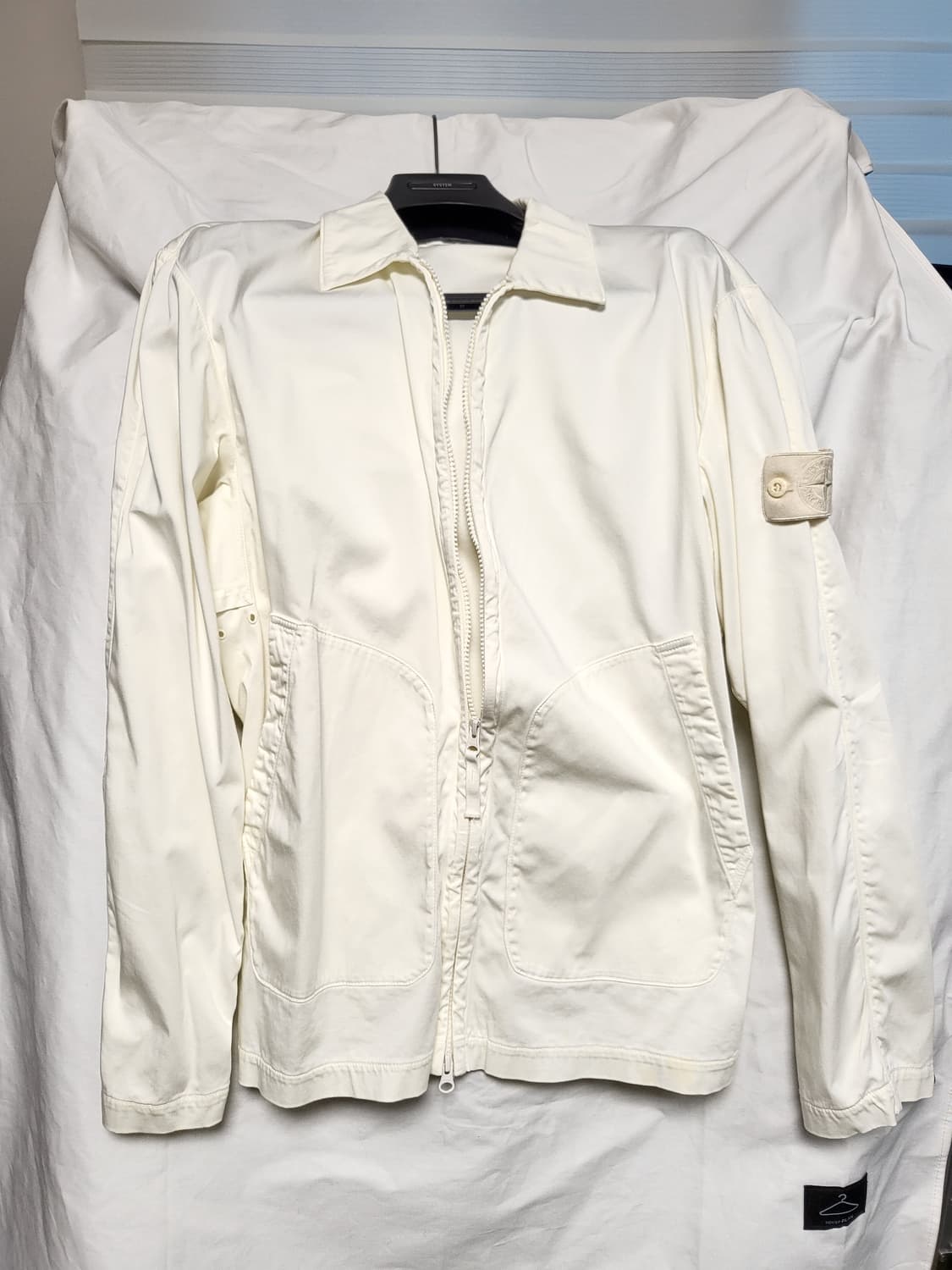 스톤아일랜드 고스트와펜 화이트 자켓 L 상품이미지1