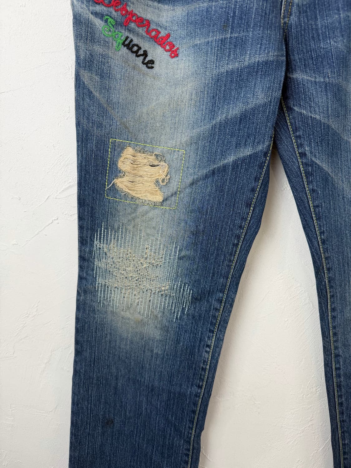 00s 패치워크 데님 팬츠 상품이미지4