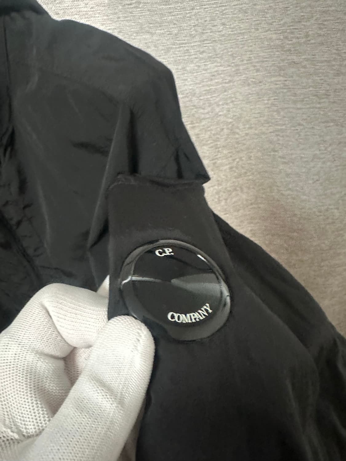 CP컴퍼니 크롬R 나일론 바람막이 블랙 (52) 상품이미지3