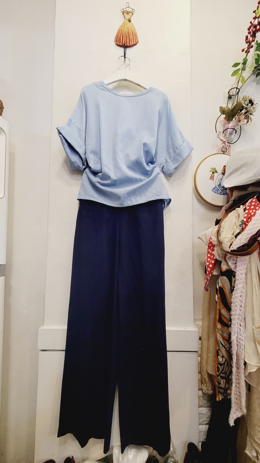 마쥬 루즈핏 셔츠블라우스. 산드로  레이온 슬랙스 상품이미지1