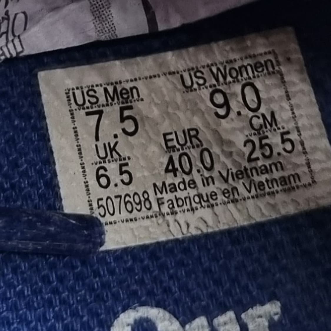 반스 아웨 레전드 스니커즈 255 상품이미지6