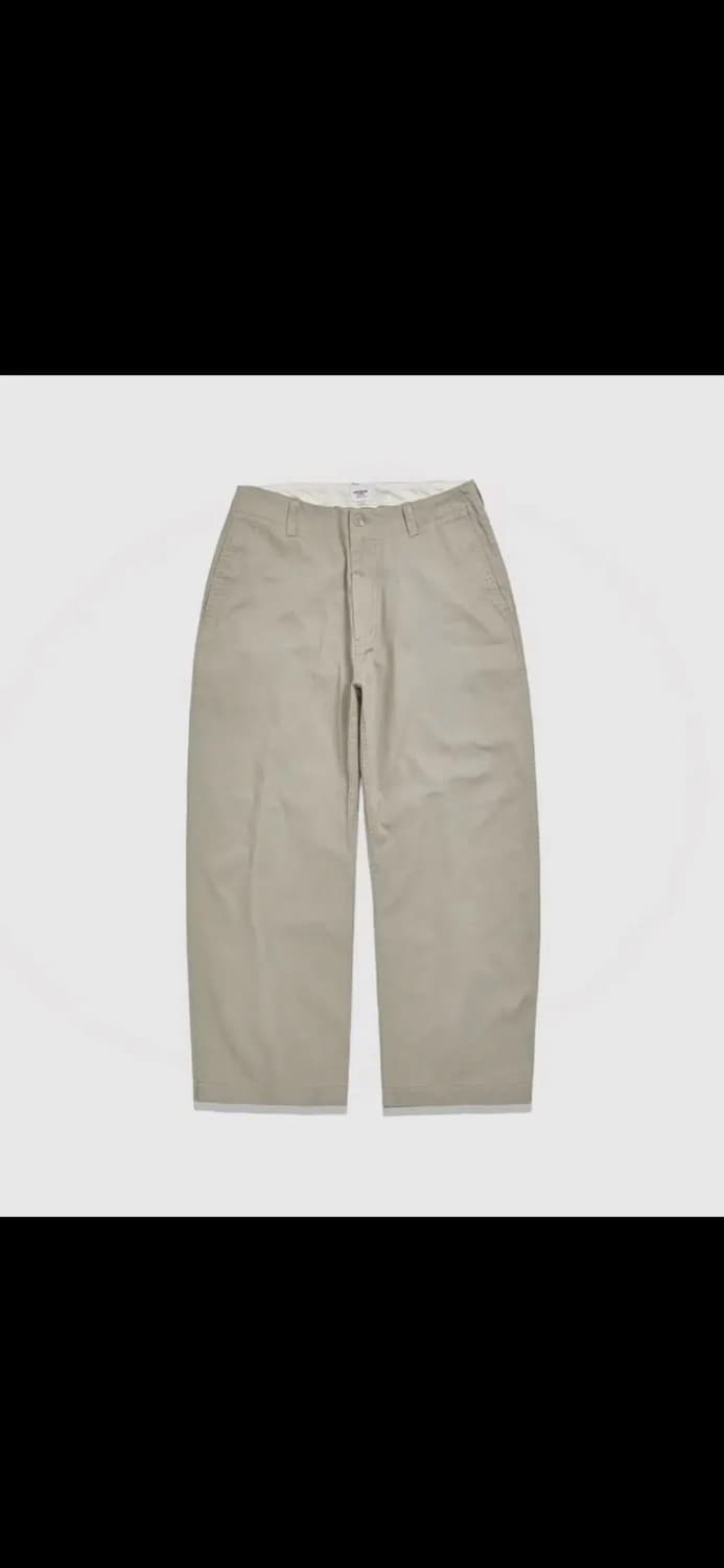 에스피오나지 Wide Officer Pants Beige M 상품이미지1